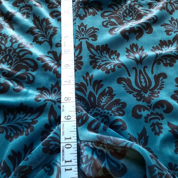 Chico's damask pattern velour leggings - Picture 11 of 15